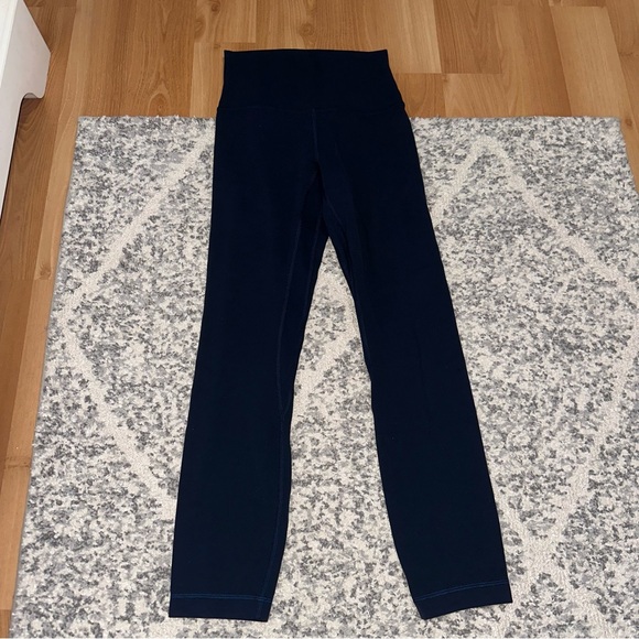 LULULEMON Align High Rise Crop 23” True Navy - Picture 3 of 5